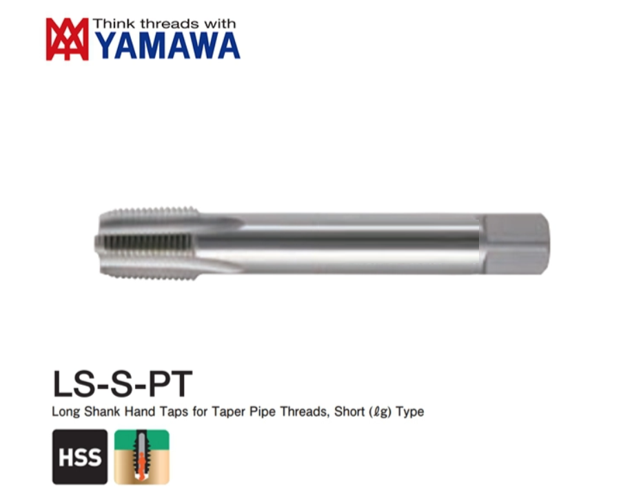 Mũi Taro Ren Ống Côn LS-S-PT Yamawa Loại Cán Dài Ren Ngắn