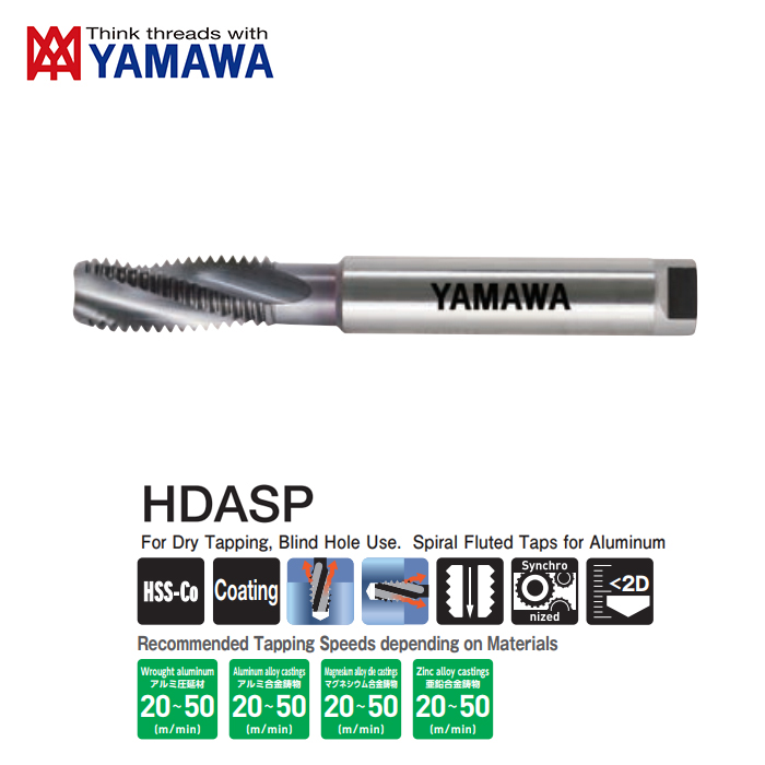 Mũi Taro Xoắn Tốc Độ Cao Chuyên Nhôm HDASP Yamawa (Taro Khô)