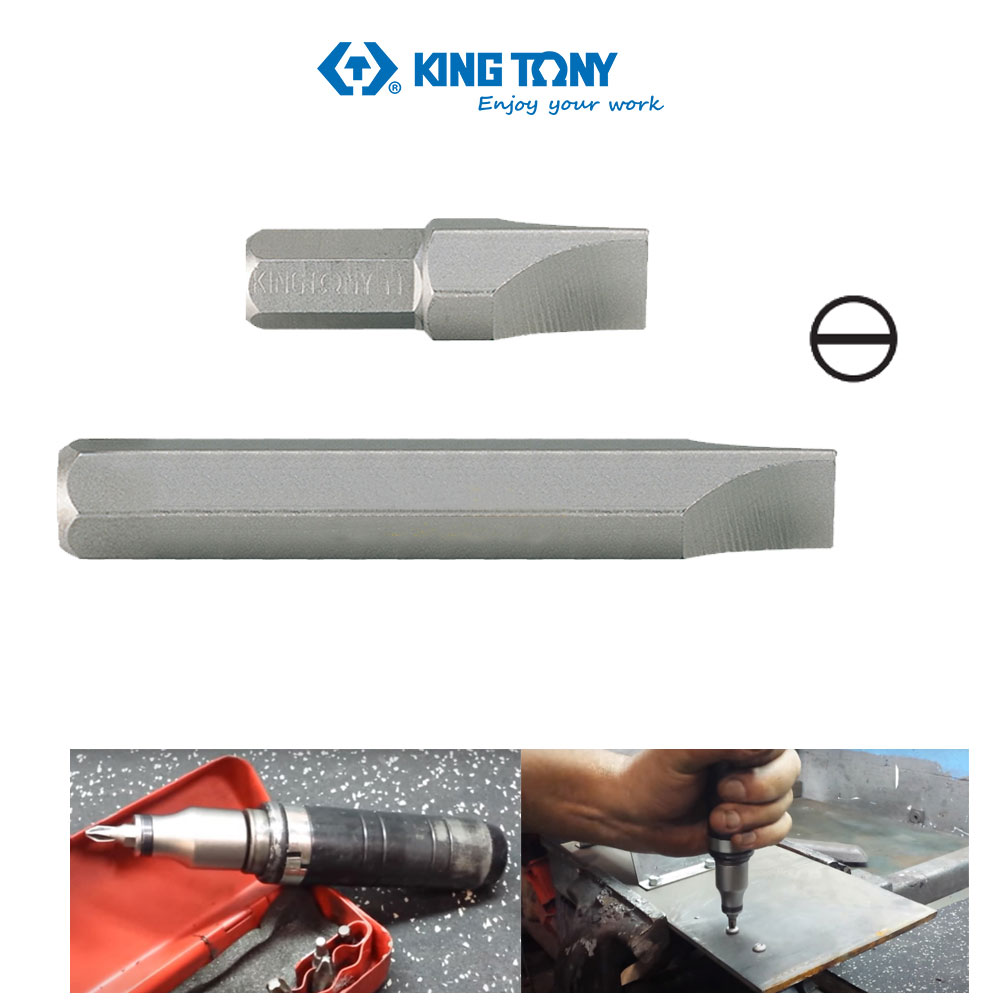 Mũi vít dẹp đóng Kingtony 183610S, 188010S, 183608S, 188008S