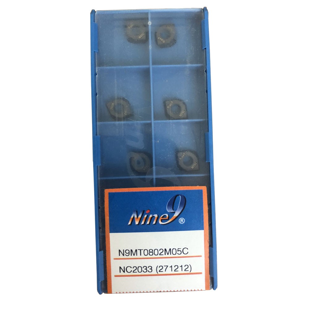 Mảnh Chích Tâm 145 Độ Và Vát Mép Lỗ 90 Độ Wsp Cho Lỗ Taro M5x0.8, Nine9 N9MT0802M05C-NC2033