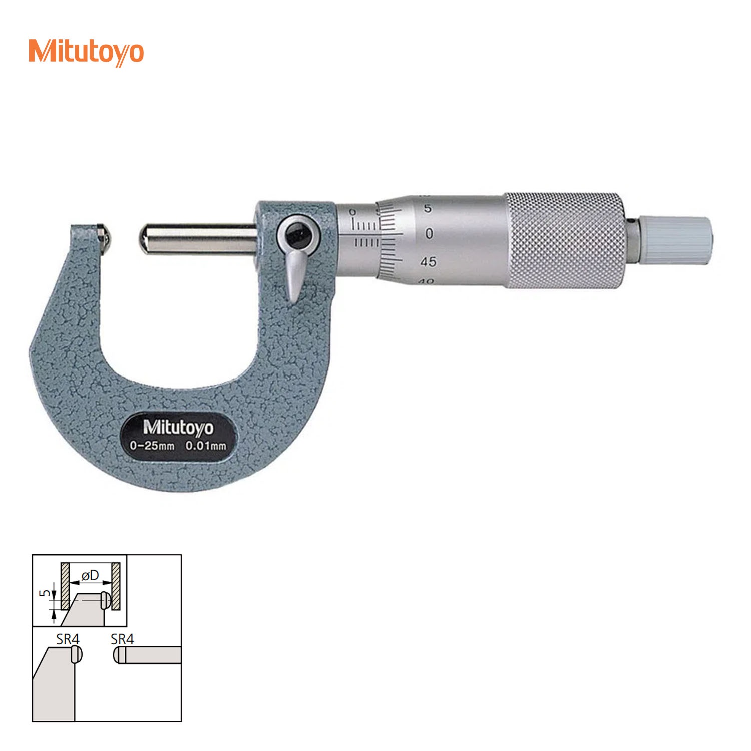 Panme Cơ Đo Bề Dày Thành Ống Mitutoyo 115-215