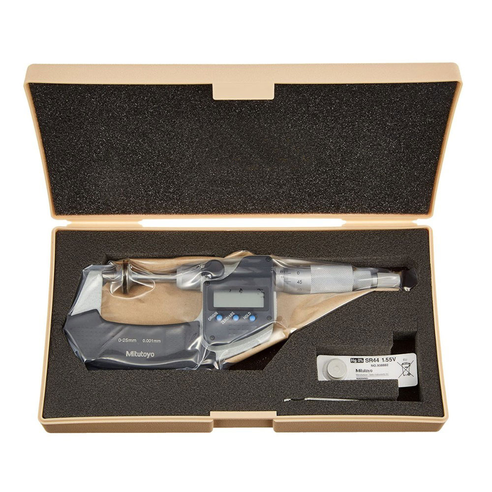 Panme đo ngoài điện tử Mitutoyo 369-250-30 0~25mm 0.001mm