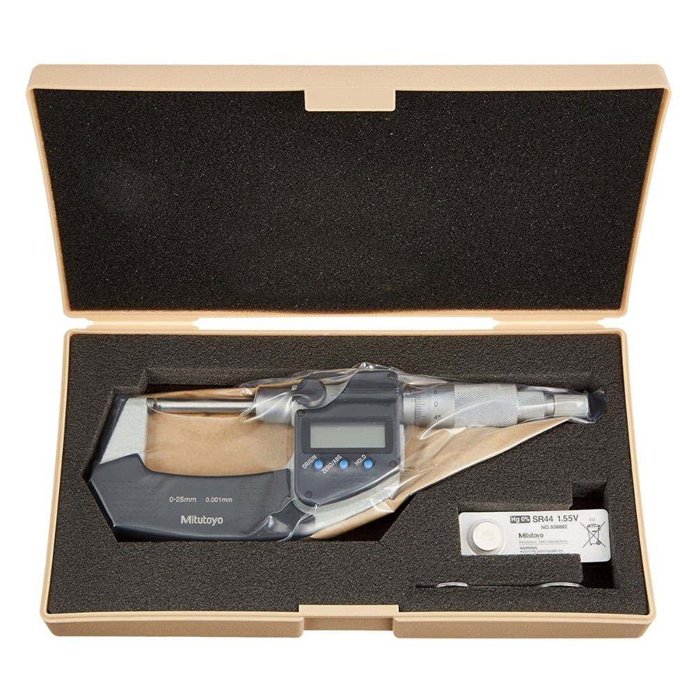 Panme đo ngoài điện tử Mitutoyo 406-250-30 0~25mm 0.001mm