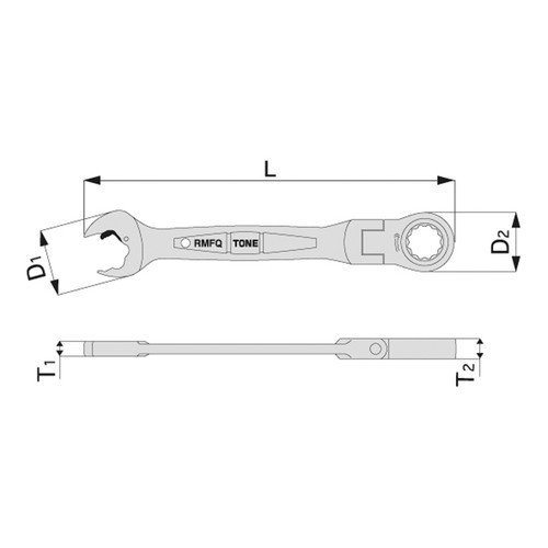 Tone RMFQ-Series - Cờ lê vòng miệng tự động