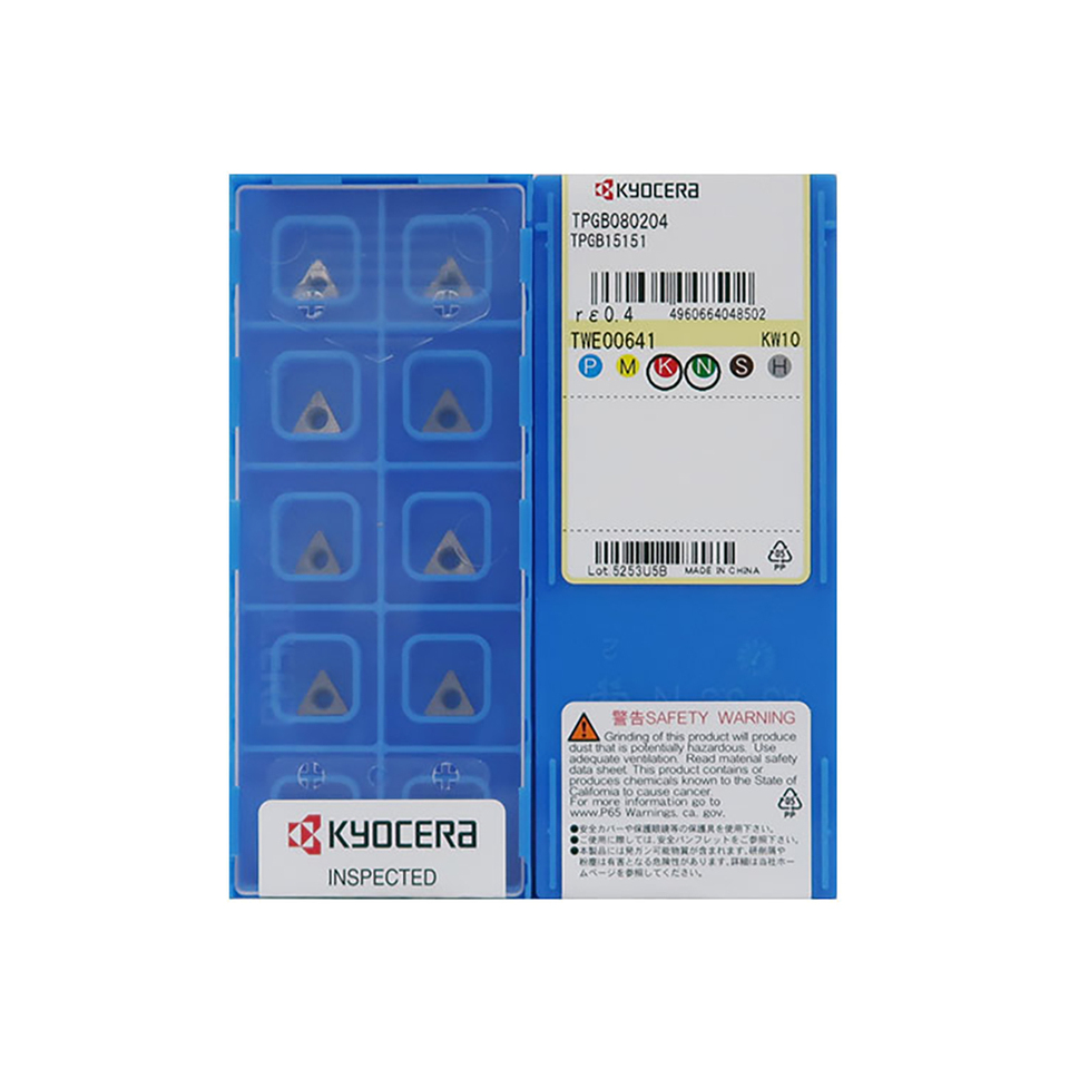 Mảnh dao tiện Kyocera TPGB090204-KW10 Khuyến mãi