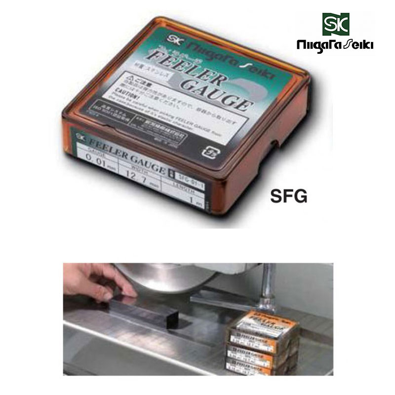 Shim chêm inox - Căn lá Inox - Fleeler Gauge Niigata Seiki SFG