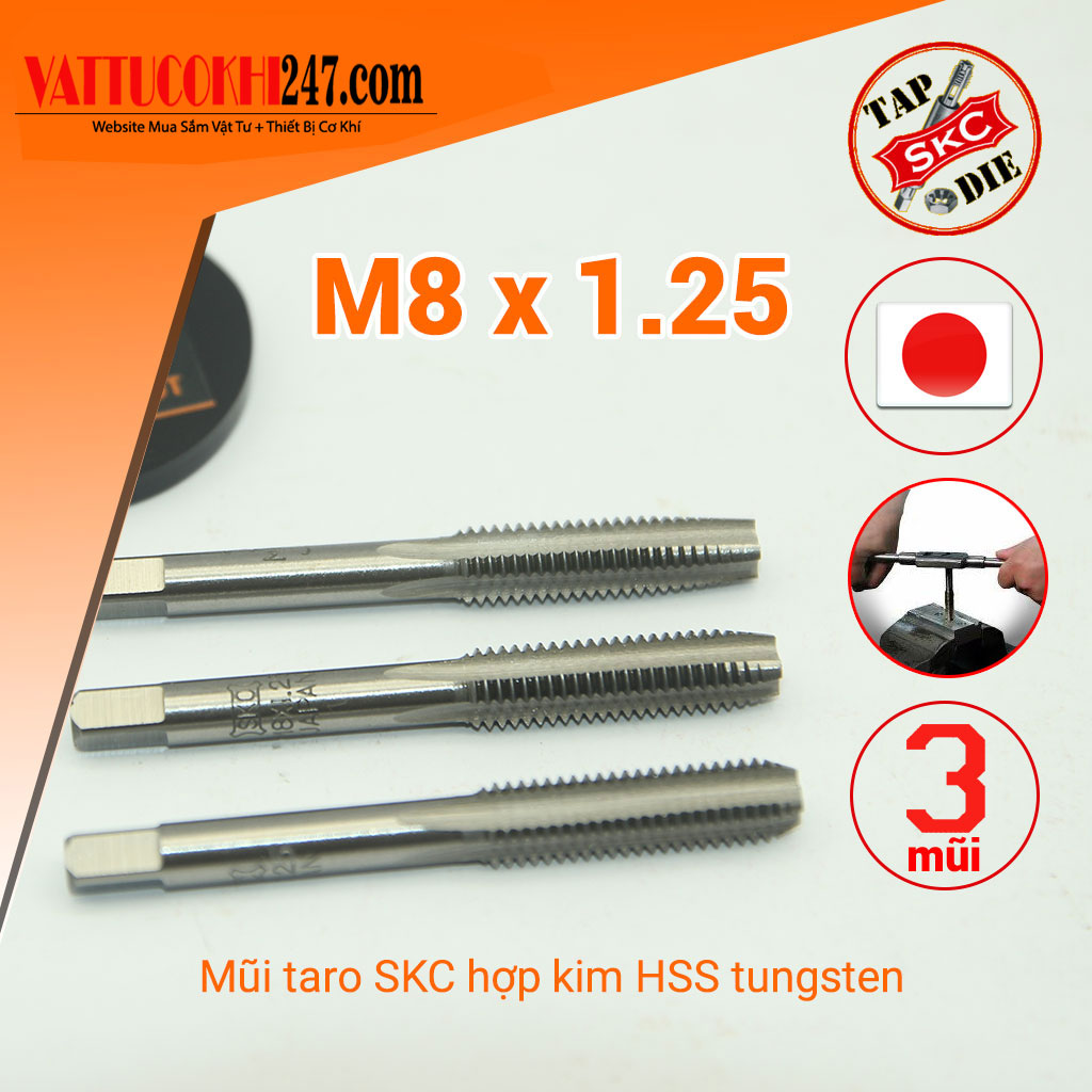 Bộ Taro tay SKC M8x1.25