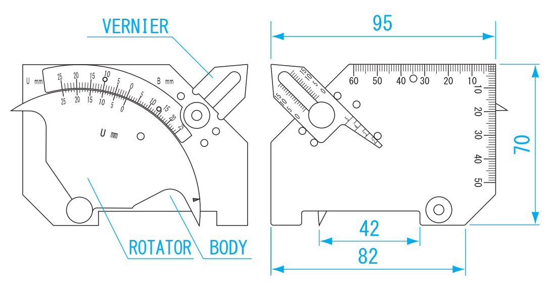 Thước Đo Mối Hàn Niigata WGU-7M