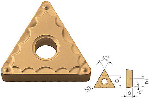 Mảnh dao tiện KYOCERA TNMG1604, TNGG1604