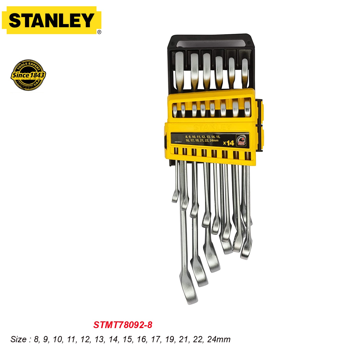 Bộ cờ lê vòng miệng Stanley STMT78092-8