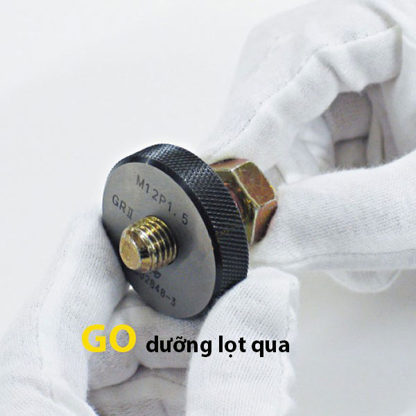 Vòng kiểm ren một đầu GO Sokuhansha GR II chuẩn JIS