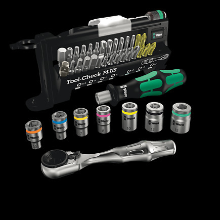 WERA 05056490001 TOOL-CHECK PLUS - Bộ tool 39 chi tiết cho xe đạp và xe đạp điện