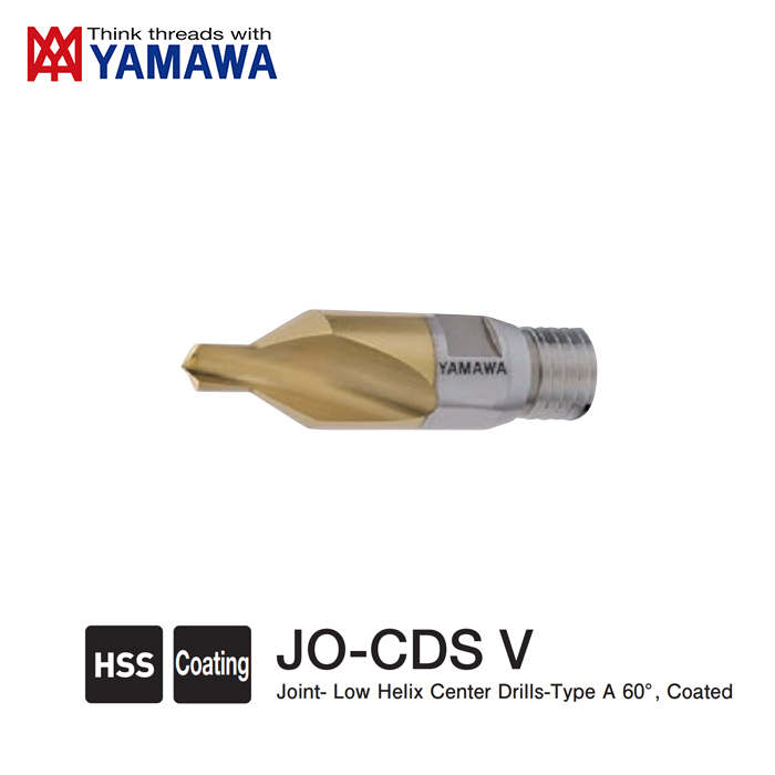 Đầu Khoan Tâm Có Phủ Độ Xoắn Thấp Loại A 60 độ JO-CDS V Yamawa