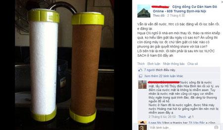 Hà Nội - Nước sinh hoạt không đạt chuẩn