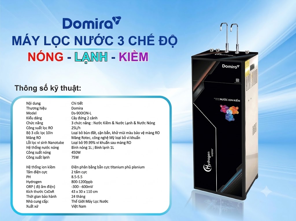 MÁY ION KIỀM DS900 ION-L ( NƯỚC KIỀM & NƯỚC R.O )