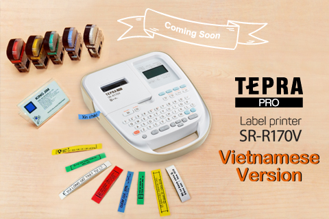 Label Printer Tepra Pro SR-R170V Vietnamese version