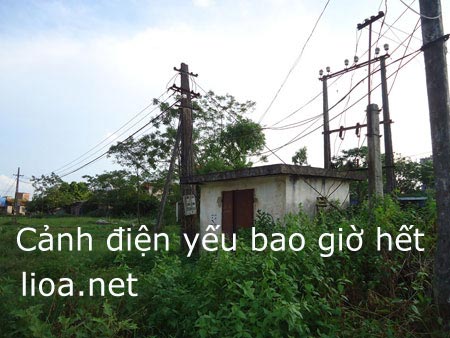 Cảnh điện yếu bao giờ hết?