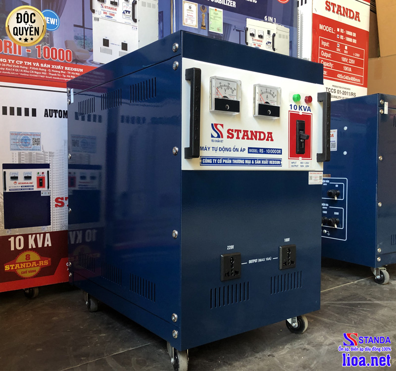Giới thiệu ổn áp Standa 10KVA DR 90V - 250V thế hệ mới 2021
