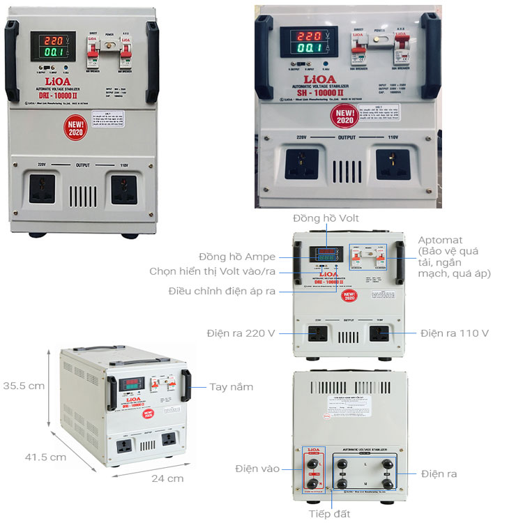Ổn Áp LiOA 10KVA SH-10000