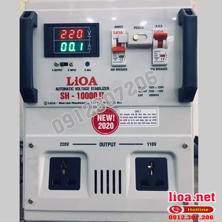 Ổn áp lioa 10kva 2025 thế hệ mới nhất