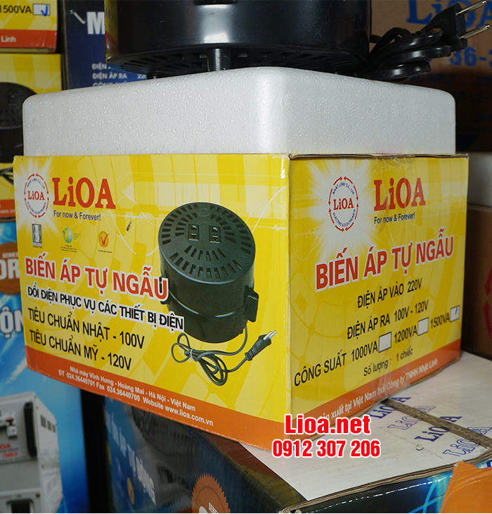 Biến Áp Tự Ngẫu Lioa 1500VA Giá Tốt