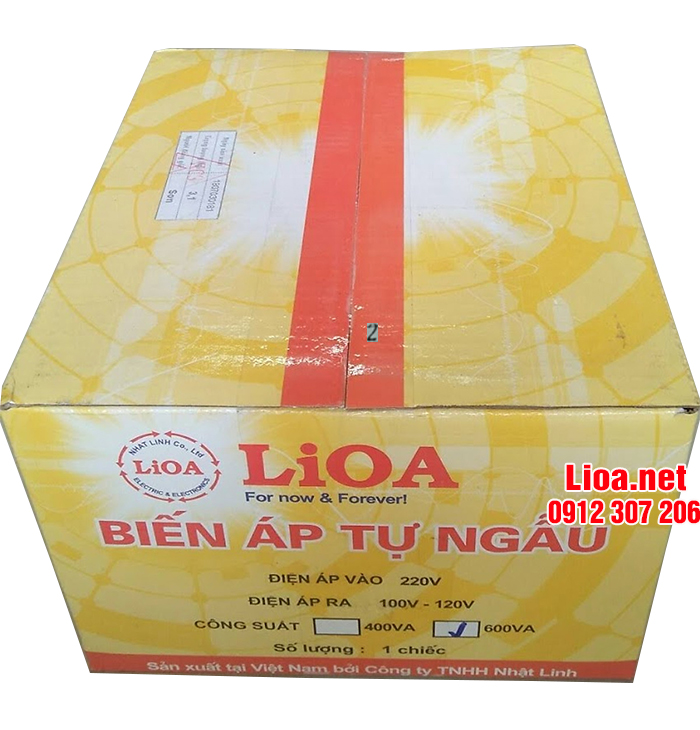 Biến Áp Tự Ngẫu Lioa 600VA Giá Tốt