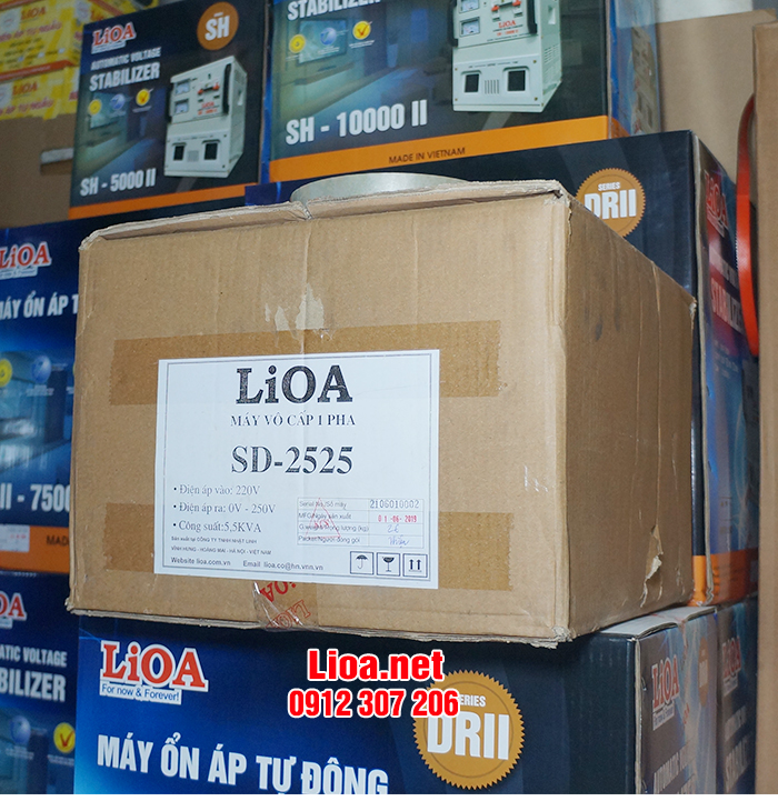 BIẾN ÁP VÔ CẤP 1 PHA 5,5KVA-25A