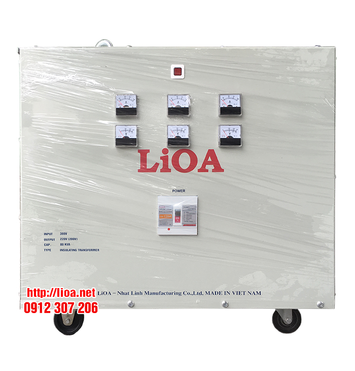 Biến Áp 3 Pha 80kVA Cách Ly