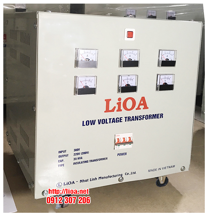 Biến Áp 3 Pha Cách Ly 30kVA