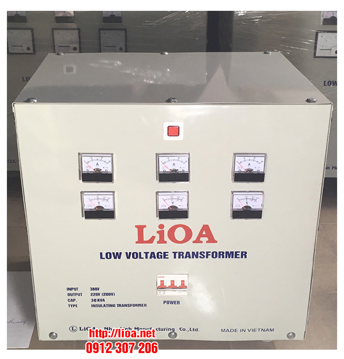 Biến Áp 30kVA 3 Pha Cách Ly