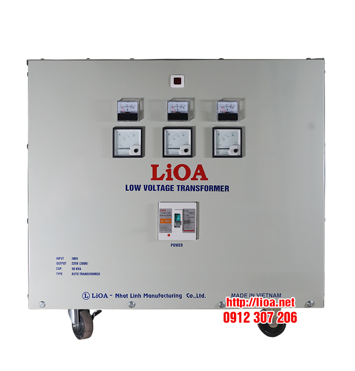 Biến Áp 50kVA Tự Ngẫu