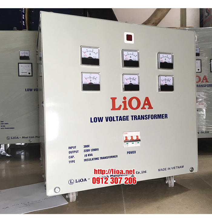 Biến Áp Cách Ly 10kVA 3 Pha