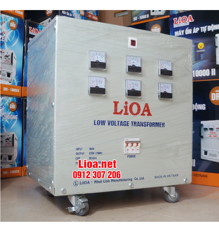 BIẾN ÁP CÁCH LY 3 PHA 20KVA