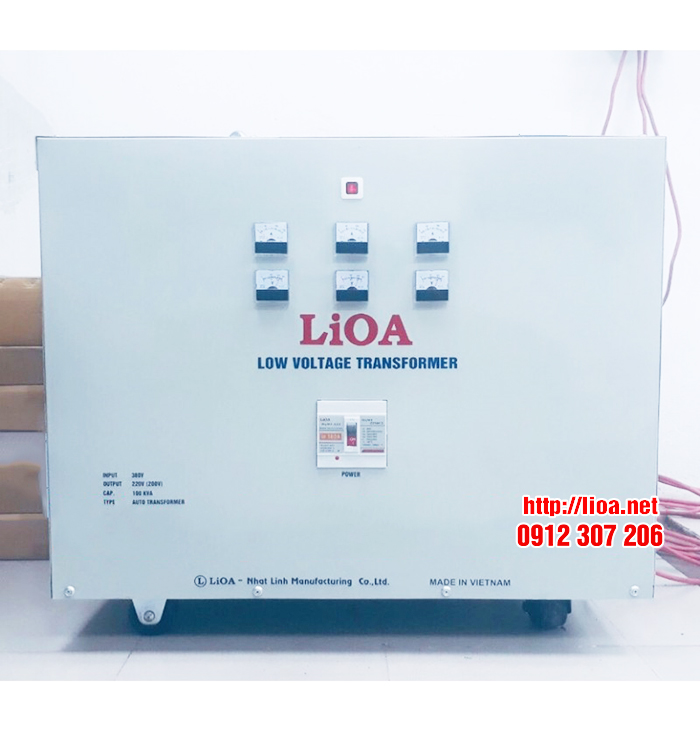 Biến Áp Tự Ngẫu 100kVA 380V-220V-200V