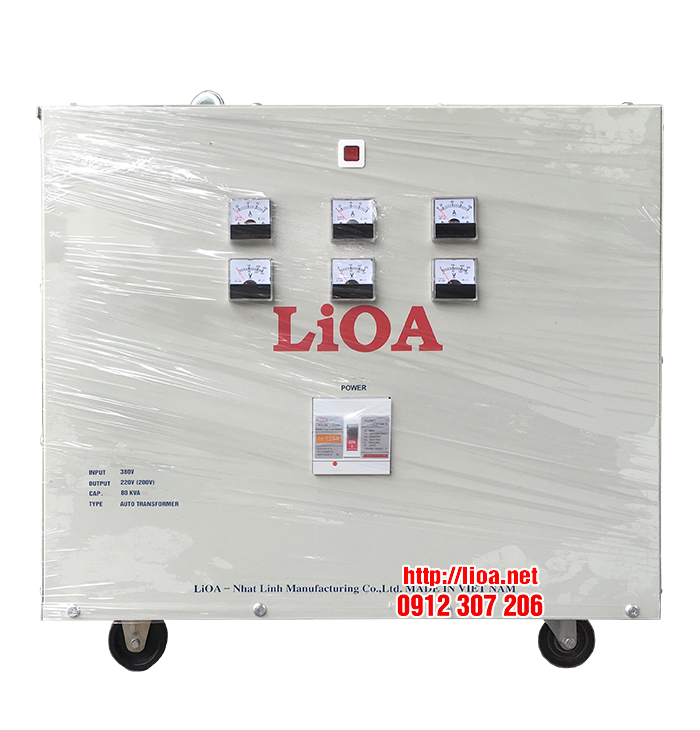 BIẾN ÁP TỰ NGẪU 3 PHA 80KVA