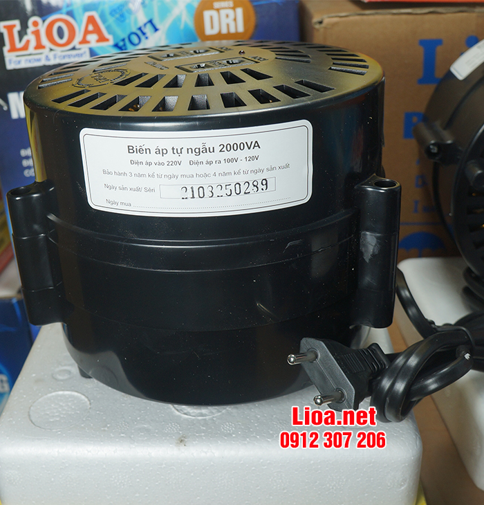 Biến Áp Tự Ngẫu Lioa 2000VA Giá Tốt