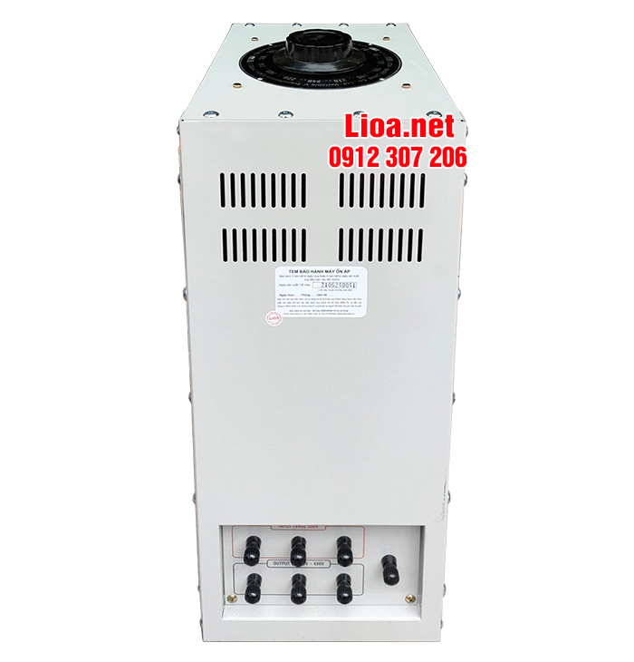 BIẾN ÁP VÔ CẤP 3 PHA 6,6KVA-10A