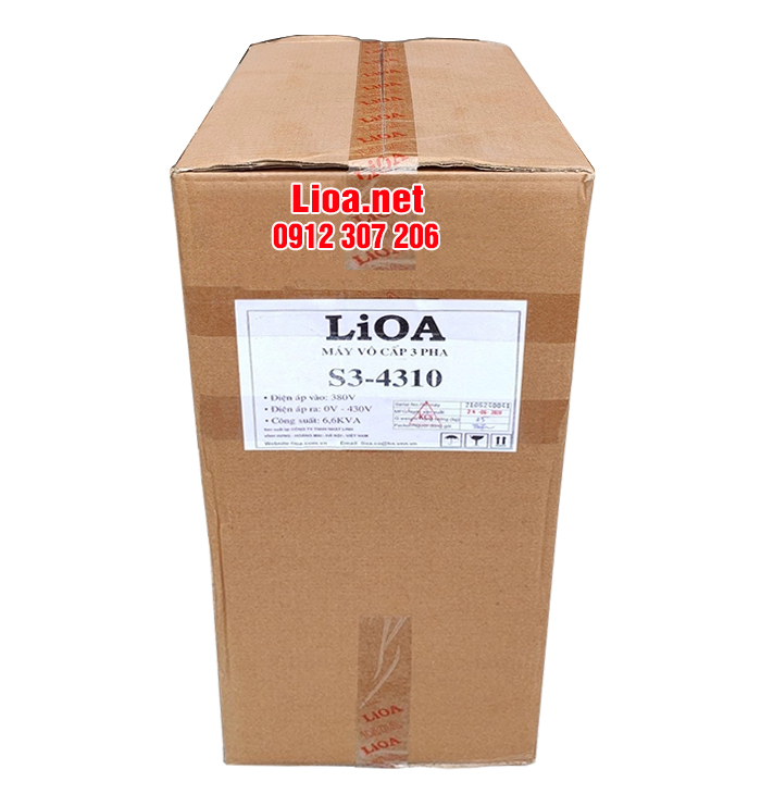 BIẾN ÁP VÔ CẤP 3 PHA 6,6KVA-10A