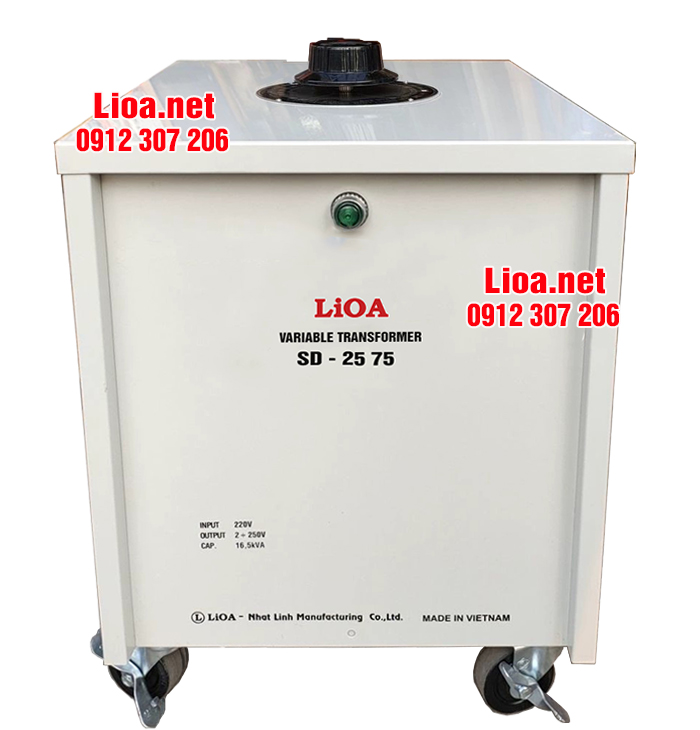 BIẾN ÁP VÔ CẤP LIOA 1 PHA 16,5KVA