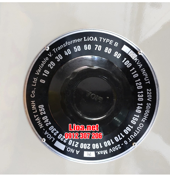 BIẾN ÁP VÔ CẤP LIOA 1 PHA 16,5KVA