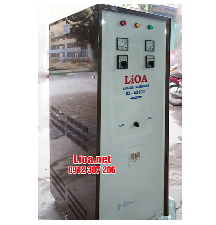 BIẾN ÁP VÔ CẤP LIOA 3 PHA 66KVA-100A