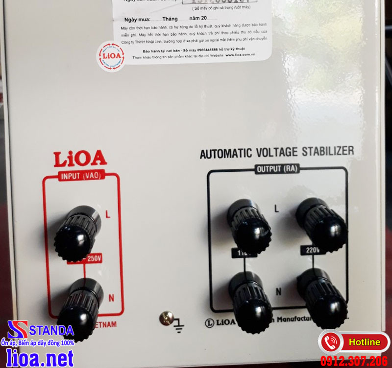 Ổn áp LIOA 10kva nặng bao nhiêu Giải đáp từ chuyên gia LIOA
