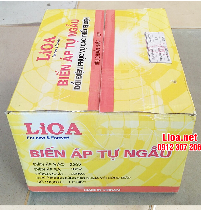 ĐỔI NGUỒN LIOA 1 PHA 200VA