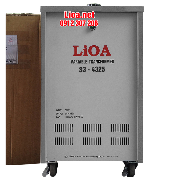 BIẾN ÁP VÔ CẤP 3 PHA 16,5KVA