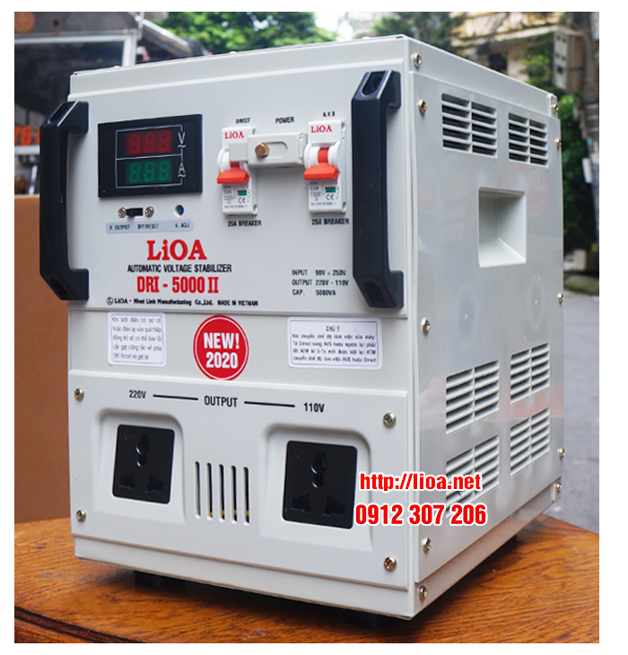 GIỚI THIỆU ỔN ÁP LIOA 5KVA