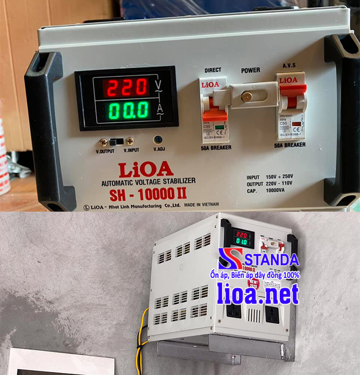 Hướng dẫn lắp đặt ổn áp lioa 10kva