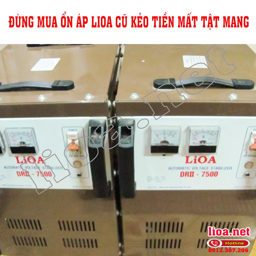 Ổn áp lioa 5kva cũ có nên sử dụng hay không?