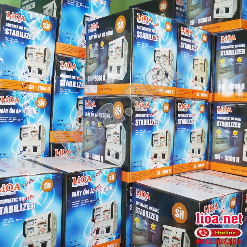 Kích thước ổn áp LIOA 5kva là bao nhiêu?