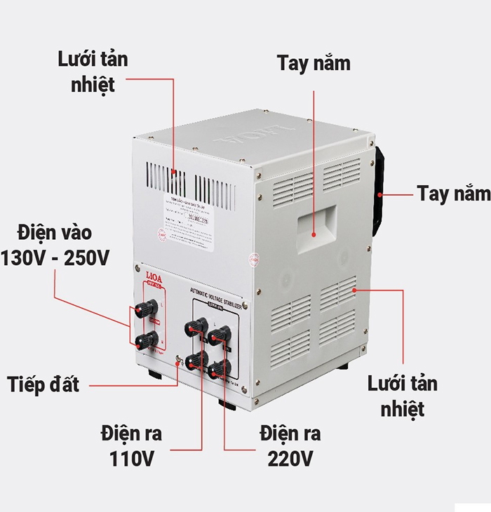 Ổn Áp Lioa 3kVA Dải 150V-250V