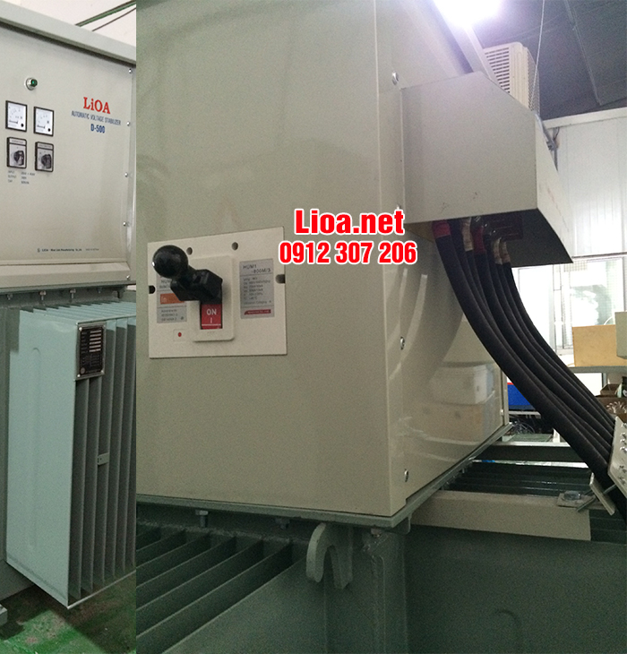 ỔN ÁP LIOA 500KVA NGÂM DẦU